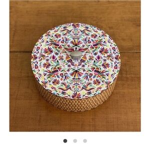 Tortilla Warmer with a Beautiful Design and Included Embroidered Napkins